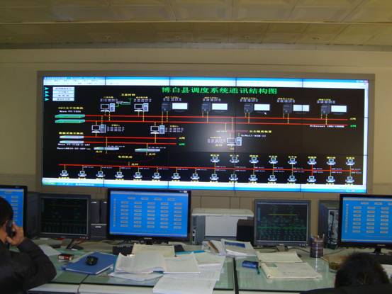 广西水利电业集团3x5液晶拼接项目案例